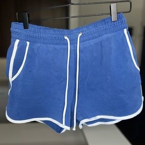 H&M 70s-Inspired Runner Short with Accent Piping and Drawstring Waist